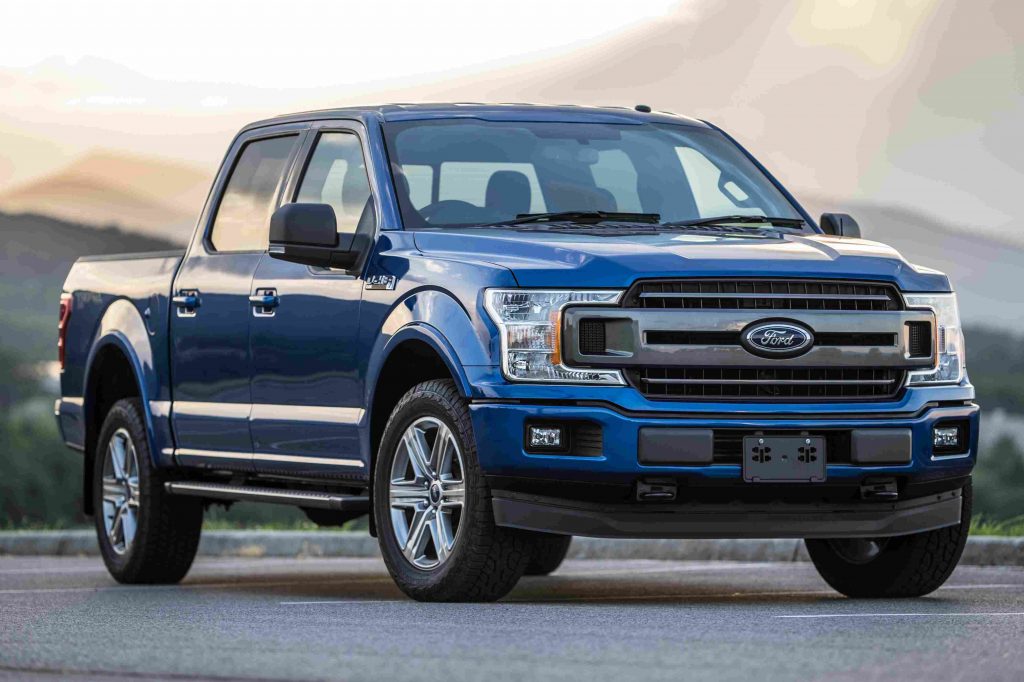 Blue Ford F150